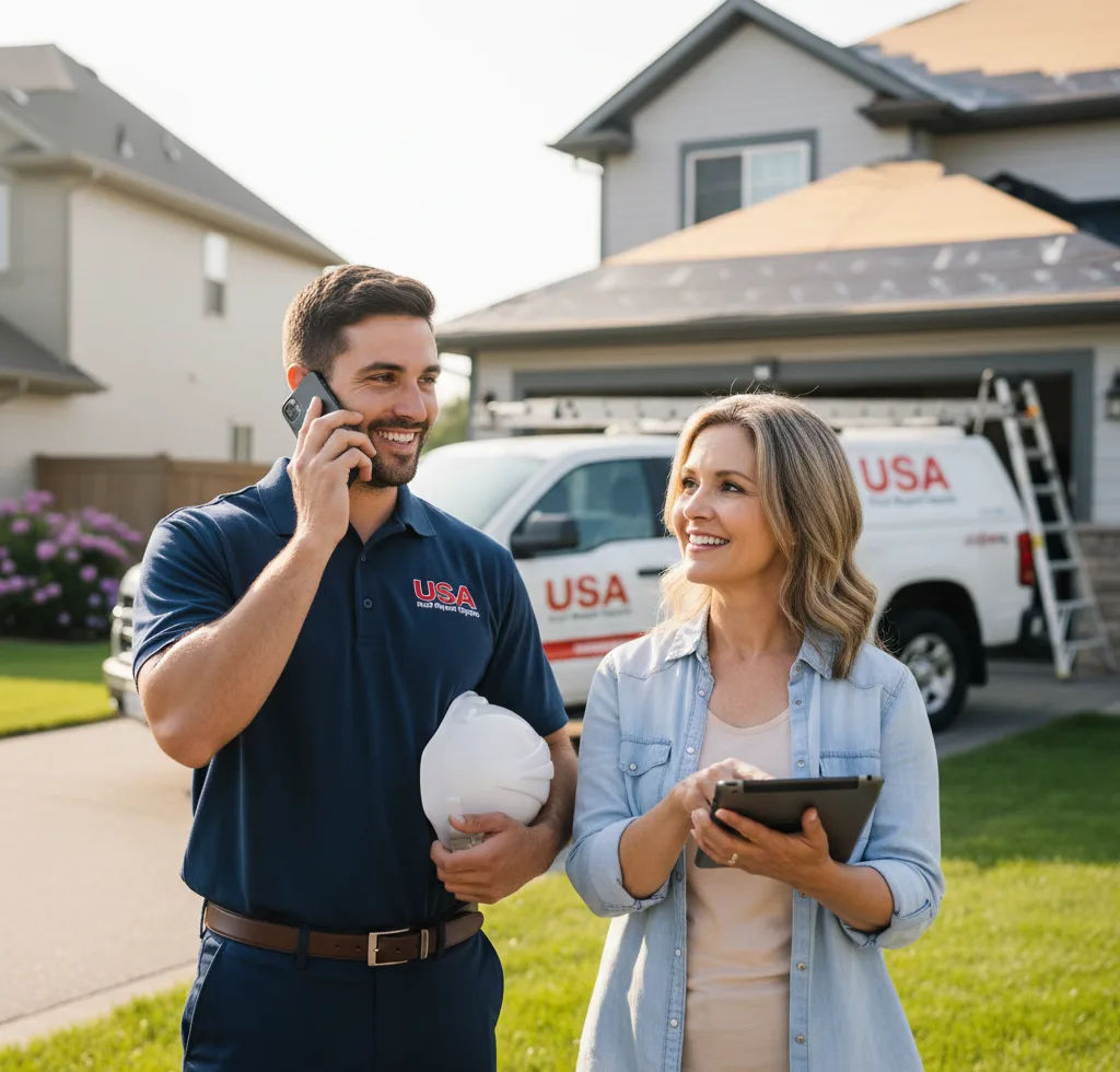 USA Roof Repair Experts customer support in Hatboro